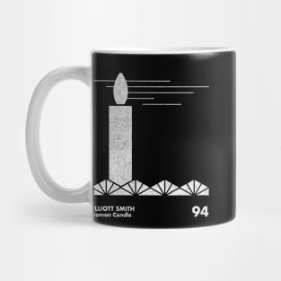 Elliott Smith / Roman Candle / Minimalist Design Artwork Mug